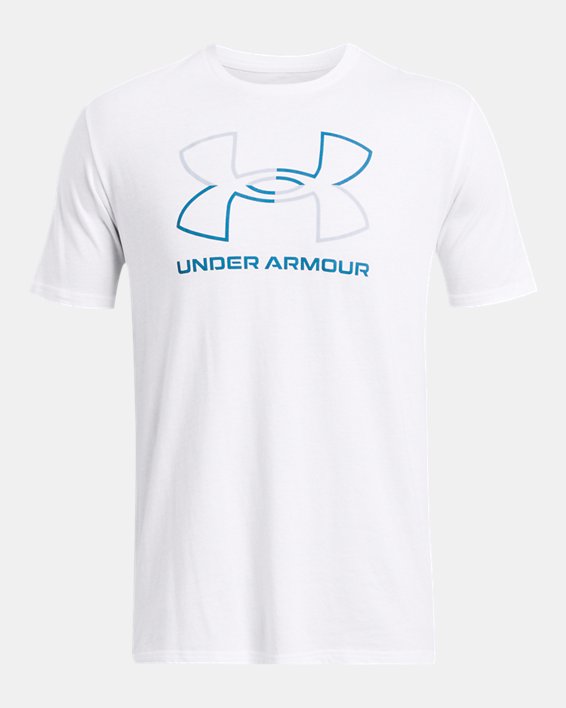 Camiseta de manga corta UA Foundation para hombre, White, pdpMainDesktop image number 2